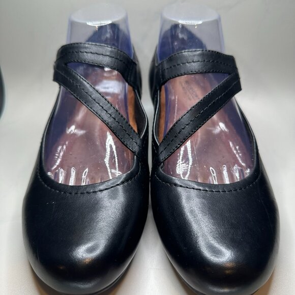 Rockport Cobb Hill Women's Black Double Strap MaryJane Flat (Sharleen) Size 9 - Picture 3 of 7